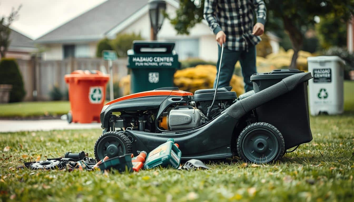 Discover where to dispose of lawn mower Responsibly