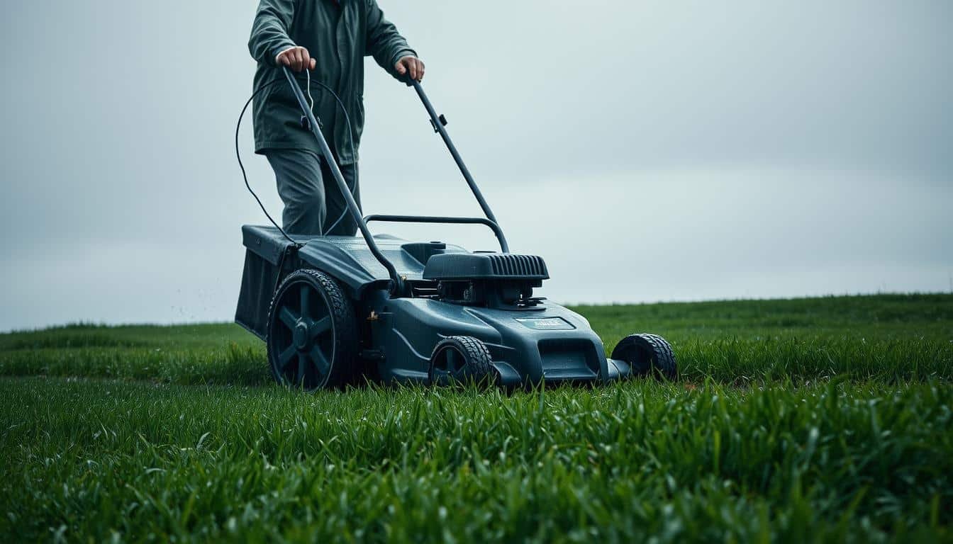 Can You Mow Grass in the Rain? What You Need to Know