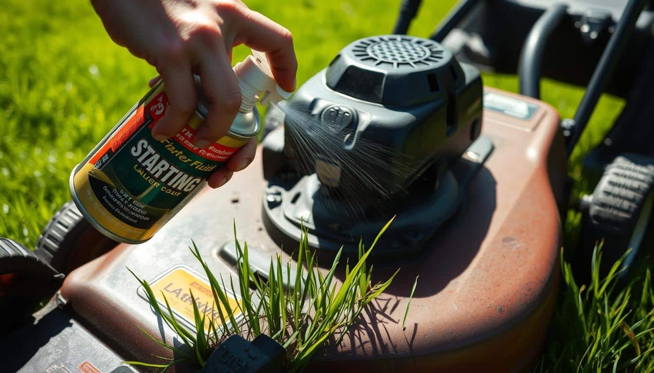 Where to Spray Starting Fluid Lawn Mower: A Quick Guide