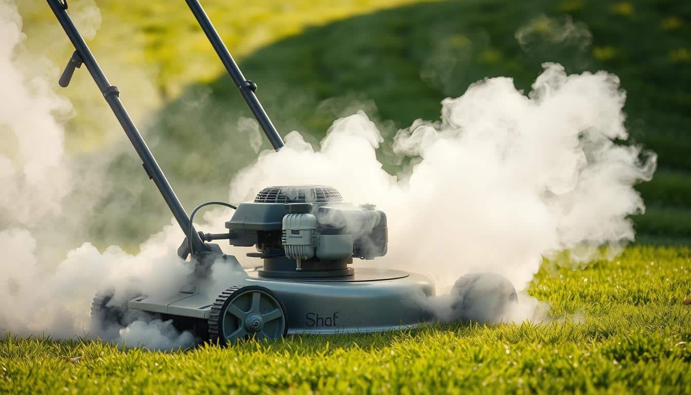 Why Is My Lawn Mower Blowing White Smoke: Causes and Fixes