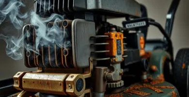 can a lawn mower overheat