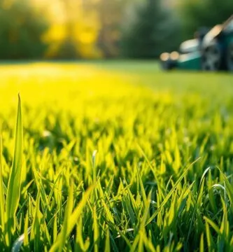 can i mow after fertilizer