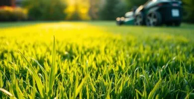 can i mow after fertilizer