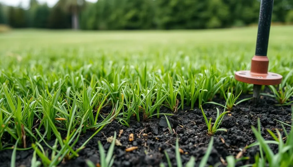 can you mow after aeration