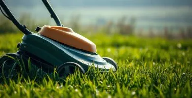 can you mow wet grass with an electric mower