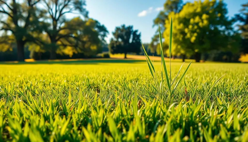 how long after overseeding can i mow