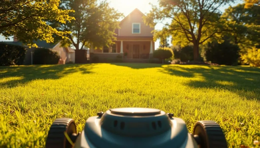 how long does it take to mow the lawn