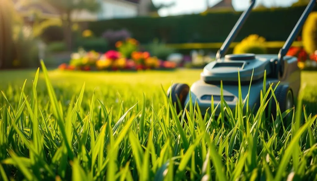 how long should you wait to mow after overseeding