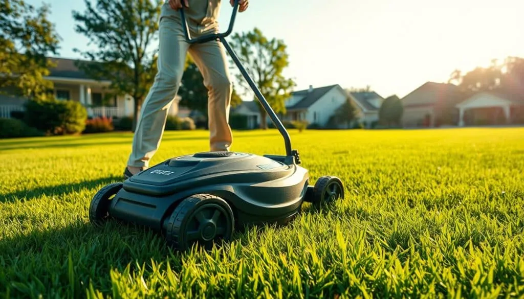 how long to mow lawn