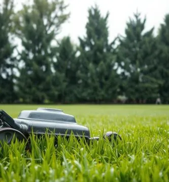 is it bad to mow the lawn in the rain
