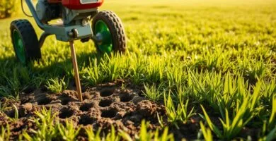 should you mow before aerating