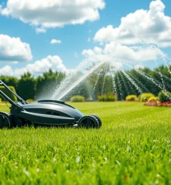 should you water after mowing