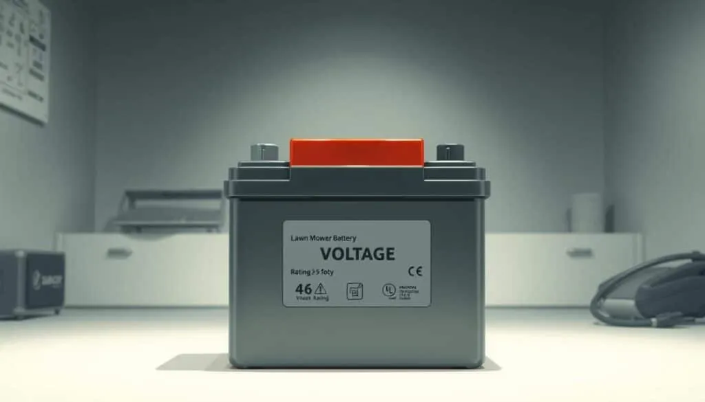 what volt are lawn mower batteries