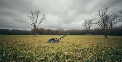 can lawn mower removes dead grass in michigan