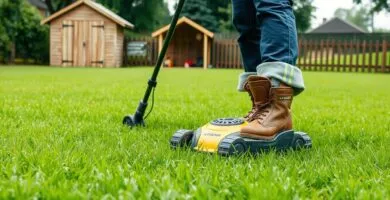 can you mow the lawn after it rains