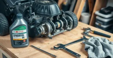 can you use synthetic oil in a lawn mower