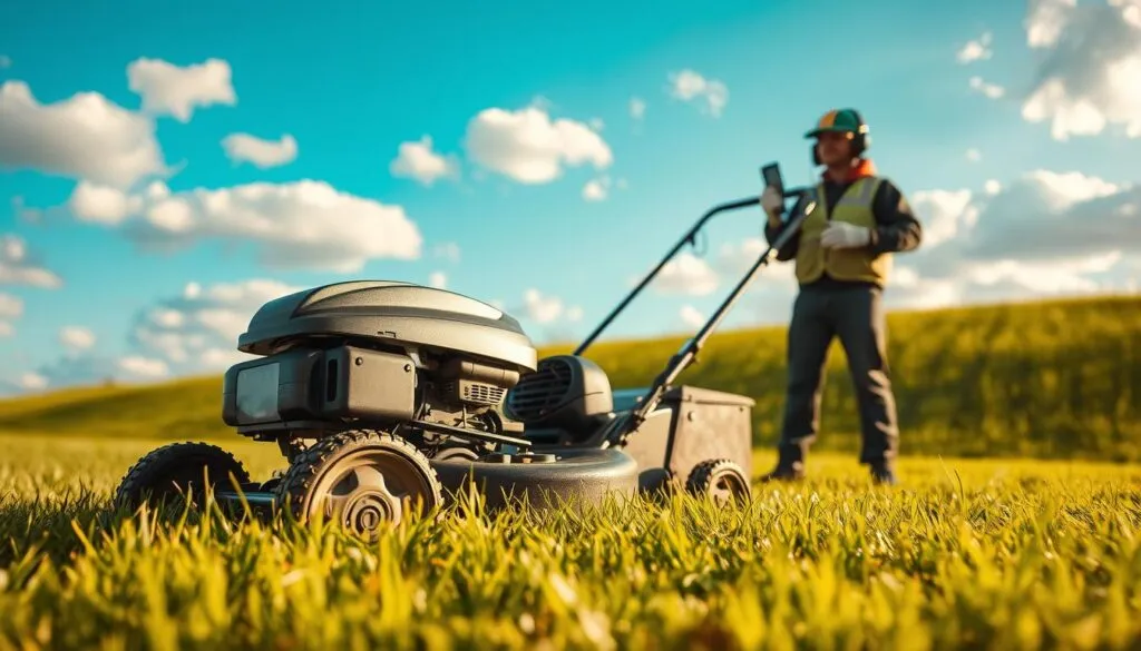 how loud is a lawn mower