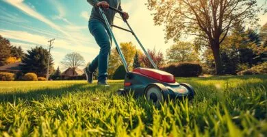 is mowing the lawn good exercise