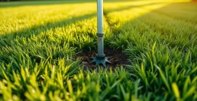 should i mow before aerating