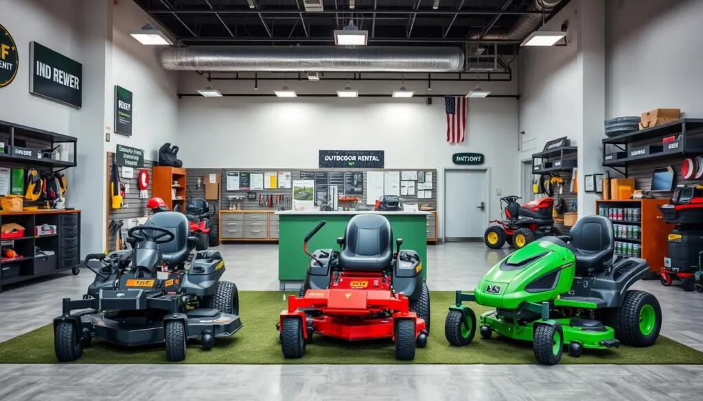 where can i rent a zero turn mower