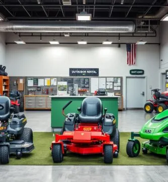 where can i rent a zero turn mower