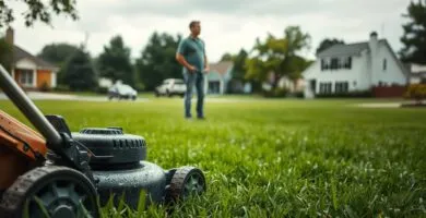 can i mow after it rains
