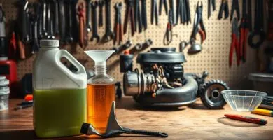 can you use old gas in a lawn mower