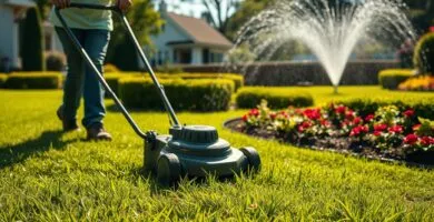 should you water your lawn after mowing