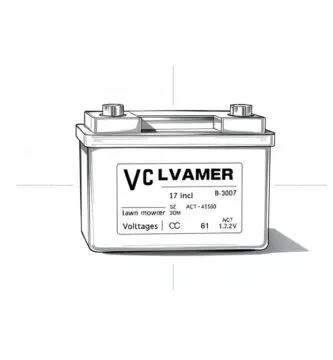 what voltage battery for lawn mower