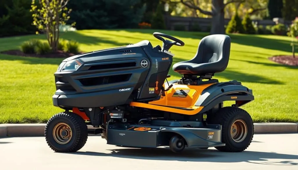 Generate an image of the Cub Cadet CC30 riding lawn mower