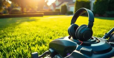 am fm headphones for mowing
