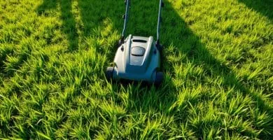 can you cut wet grass with an electric lawn mower