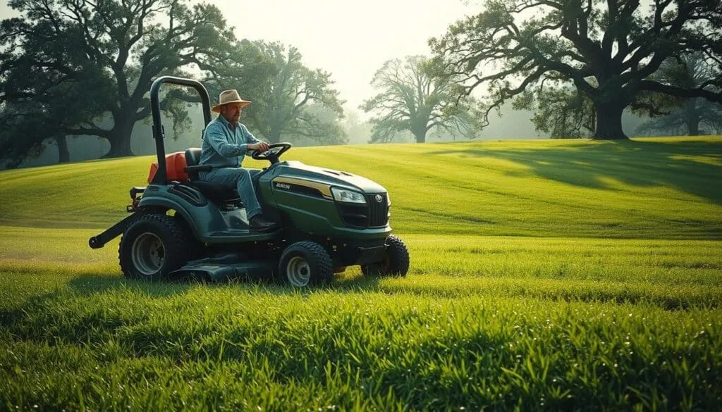 can you mow grass when it is wet