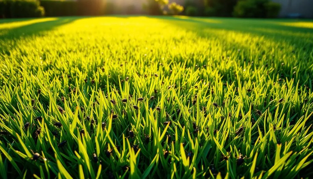 does mowing the lawn kill ticks