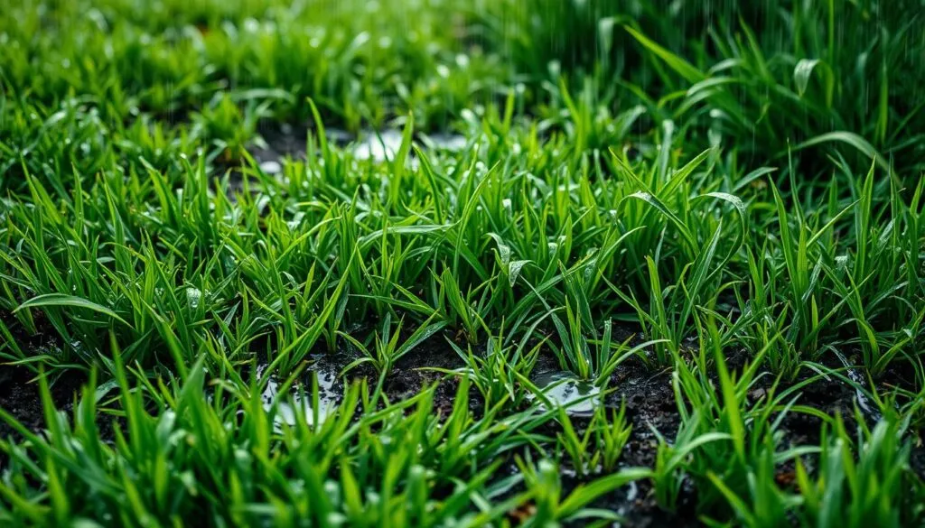 how long after rain to mow