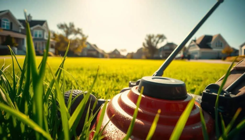 how many decibels is a lawn mower