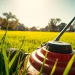 how many decibels is a lawn mower