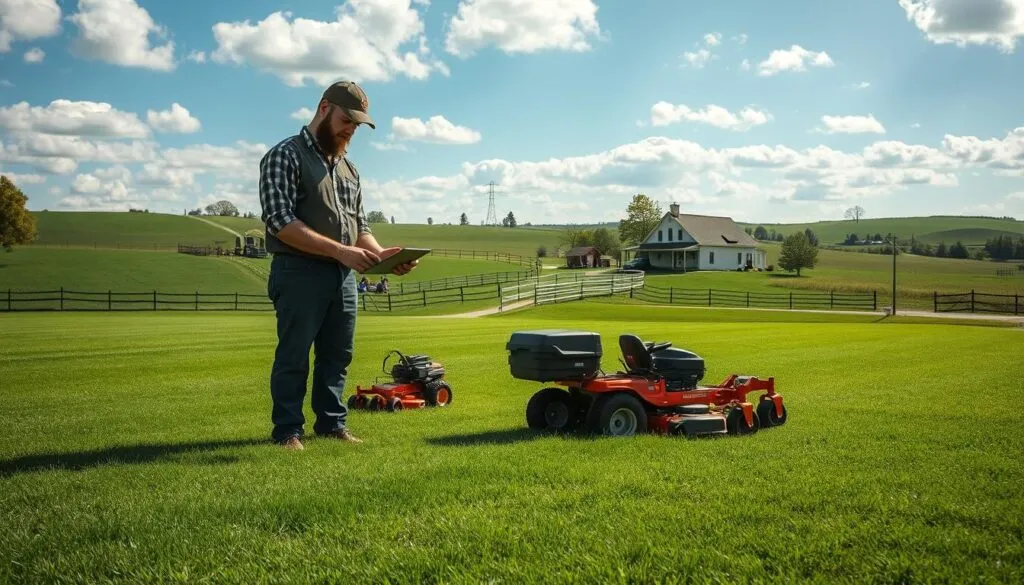 how much to charge for mowing 2 acres