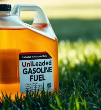 what gas goes in a lawn mower