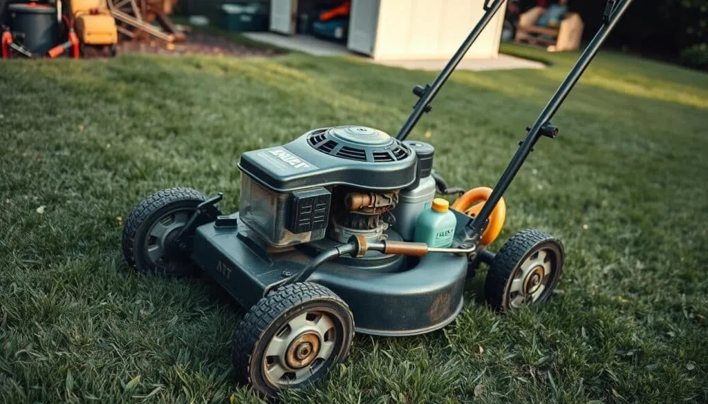 what kind of oil for lawn mower