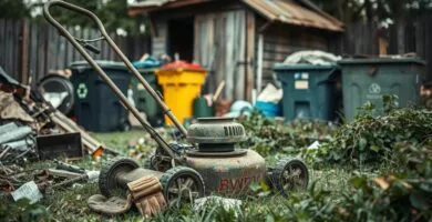 what to do with old push mower