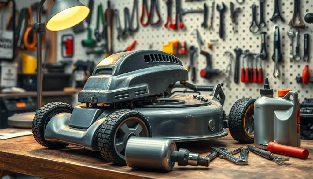 what type oil in lawn mower