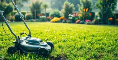 can i mow after rain