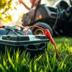 can you jumpstart a riding mower with a car