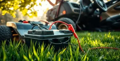 can you jumpstart a riding mower with a car