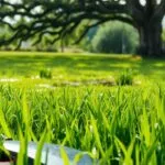 can you mow grass after rain