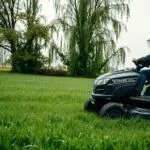 can you mow lawn when wet