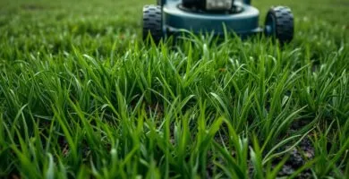 can you mow the lawn when it's wet