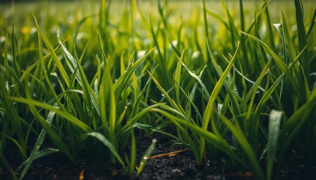 how long after rain can you mow