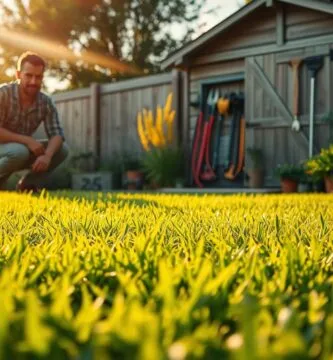 how long before mowing new grass